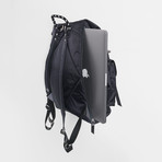 Keanan Rolltop Laptop Backpack // Dark Navy
