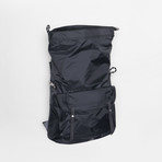 Keanan Rolltop Laptop Backpack // Dark Navy