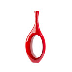 Trombone Vase // Small (Red)