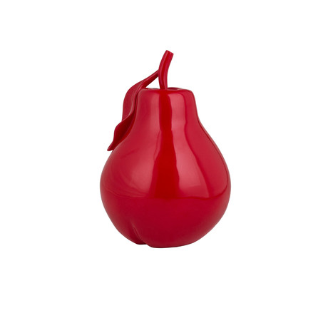 Pear Sculpture (Red)