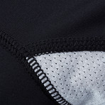 Crew Neck Instant Cooling Shirt + Mesh Side Panel // Cool Black (Medium)