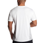 Crew Neck Instant Cooling Shirt + Mesh Side Panel // Arctic White (Small)