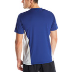 Crew Neck Instant Cooling Shirt + Mesh Side Panel // Midnight Blue (2X-Large)