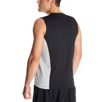Sleeveless Instant Cooling Shirt + Mesh Side Panel // Cool Black (4X-Large)