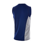 Sleeveless Instant Cooling Shirt + Mesh Side Panel // Midnight Blue (XX-Large)