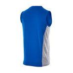 Sleeveless Instant Cooling Shirt + Mesh Side Panel // Polar Blue (Small)