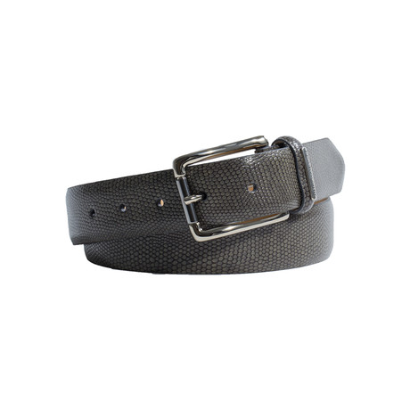 Classic Leather Belt // Grey (32)