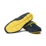 Braided Lace Loafer // Navy + Yellow (US: 7)
