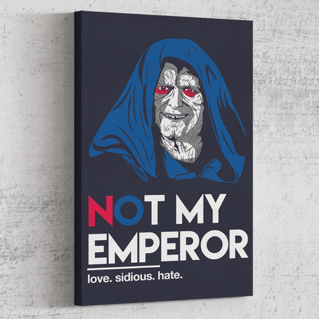 Not My Emperor (11"W x 14"H x 1.25"D)