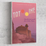 Tatooine Travel Poster (11"W x 14"H x 1.25"D)