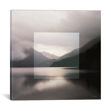 Framed Landscape II // Laura Marshall (18"W x 18"H x 0.75"D)