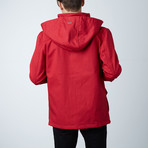 One Man Stratus Rain Jacket // Red (S)