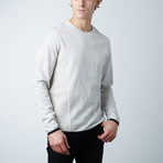 Bolton Invisible Suede Zipper Pullover // Grey (L)