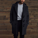 Brent Wool Duffle Coat // Gray (S)