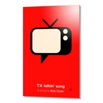 Tv Talkin' Song (Stretched Canvas // 16"W x 24"H x 1.5"D)