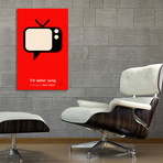 Tv Talkin' Song (Stretched Canvas // 16"W x 24"H x 1.5"D)