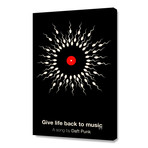 Give Life Back To Music (Stretched Canvas // 16"W x 24"H x 1.5"D)