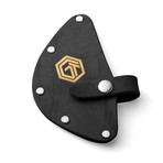 Black Leather Sheath For Hammer Axe + Fire Rescue Tool