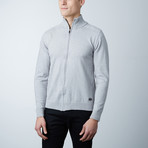 Brody Knit Zipper Sweater // Grey (M)