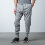 Tristan Cuffed Sweat Pant // Grey (L)