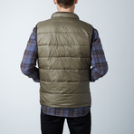 Noah Lightweight Sleeveless Puffer Vest // Olive (XL)