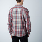 Mason Flannel Button Down Shirt // Burgundy (XL)