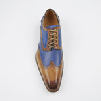 Dress Shoe // Brown + Cobalt Blue (Euro: 40)