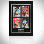 Set Of 4 Star Wars I Variants // Stan Lee Signed // Custom Frame