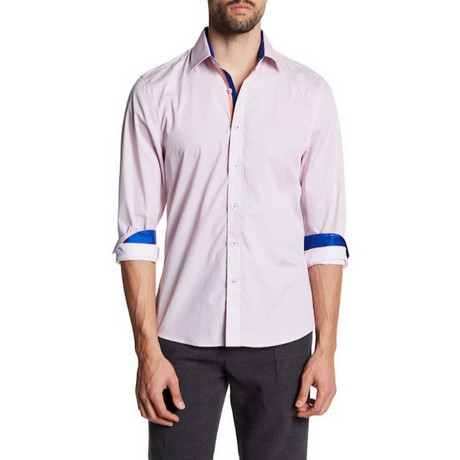 Bryant Slim-Fit Printed Dress Shirt // Multi (S)