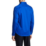 Folgart Slim-Fit Solid Dress Shirt // Royal (XL)