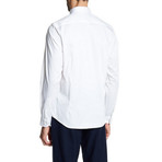 Aser Slim-Fit Stretch Fabric W/ Rhinestones // White (S)