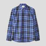 Vernon Woven L/S Shirt // Regatta Blue (XL)