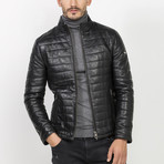 Altma Leather Jacket // Black (2XL)