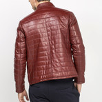 Altma Leather Jacket // Bordeaux (S)