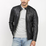 Elles Leather Jacket // Black (S)