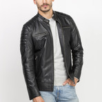 Elles Leather Jacket // Black (M)