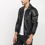 Armes Leather Jacket // Black (M)