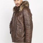 Orris Leather Jacket // Brown (S)