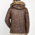 Orris Leather Jacket // Brown (XS)
