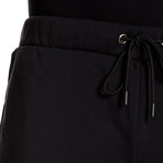 Fleece Knee-Zip Pant // Black (S)