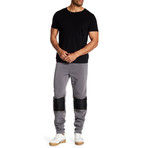 Fleece Knee-Zip Pant // Dark Gray (XL)