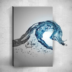 Dance Of Waters // Mostic 3D Wrapped Canvas + Decal