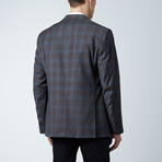 Wool Sport Coat // Gray + Brown Plaid (US: 40R)