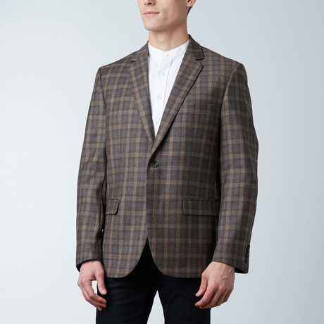 Wool Sport Coat // Brown Check (US: 36S)