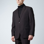 Wool Suit // Brown Pin Stripe (US: 38R)