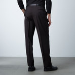 Wool Suit // Brown Pin Stripe (US: 38R)