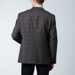 Wool Sport Coat // Olive + Brown Plaid (US: 42R)