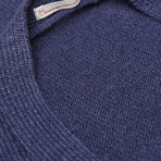 Plain Knit Cardigan // Peacoat (2XL)