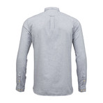 Melange Effect Flannel Shirt // Grey Melange (2XL)