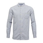 Melange Effect Flannel Shirt // Grey Melange (2XL)